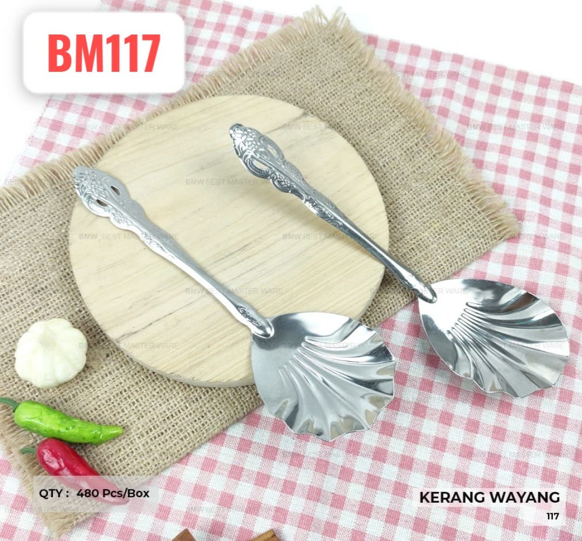 KERANG WAYANG BM117 ISI 40 LUSIN