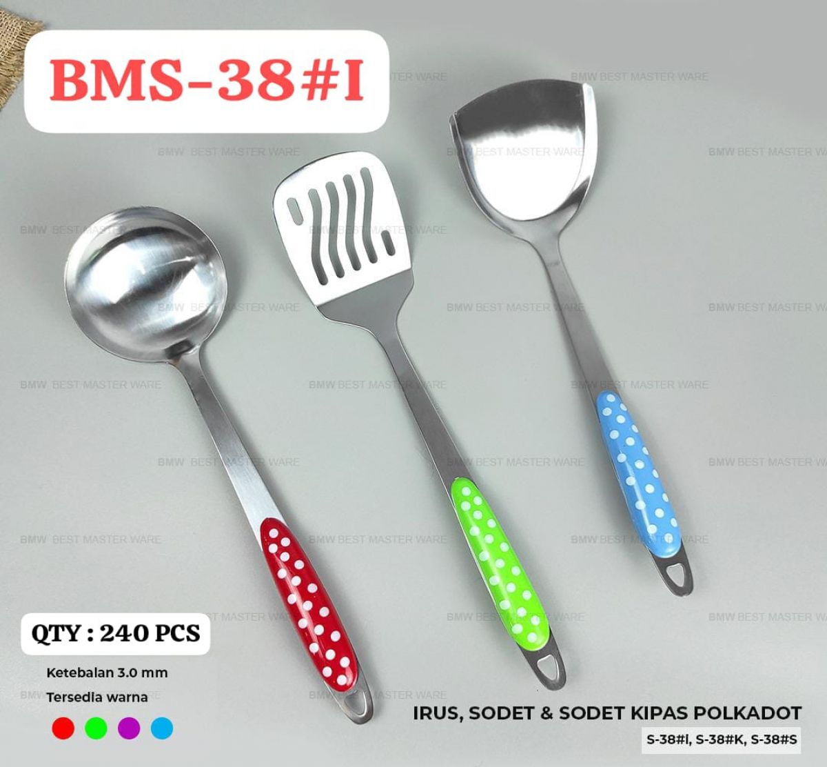IRUS POLKADOT BMS-38#I ISI 20 LUSIN