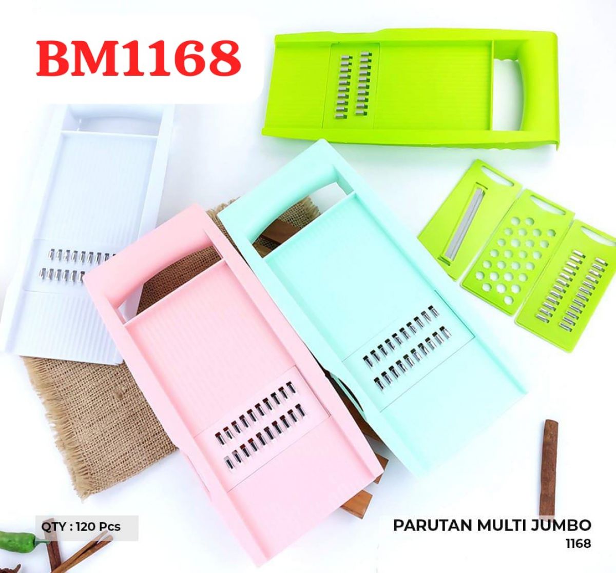PARUTAN SERBAGUNA BM1168 JUMBO ISI 120 PCS