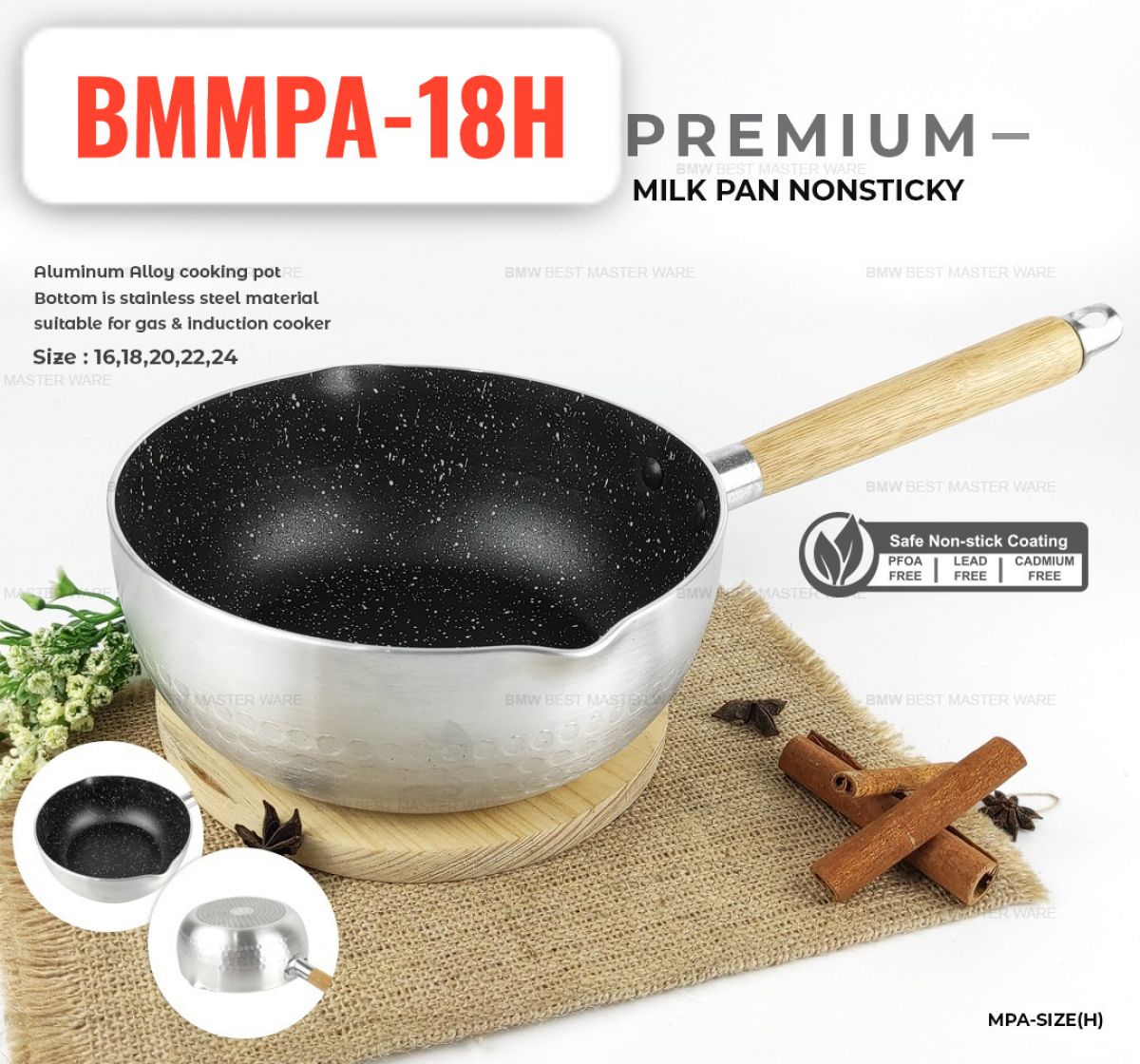 PANCI MILKPAN NONSTICKY 18CM