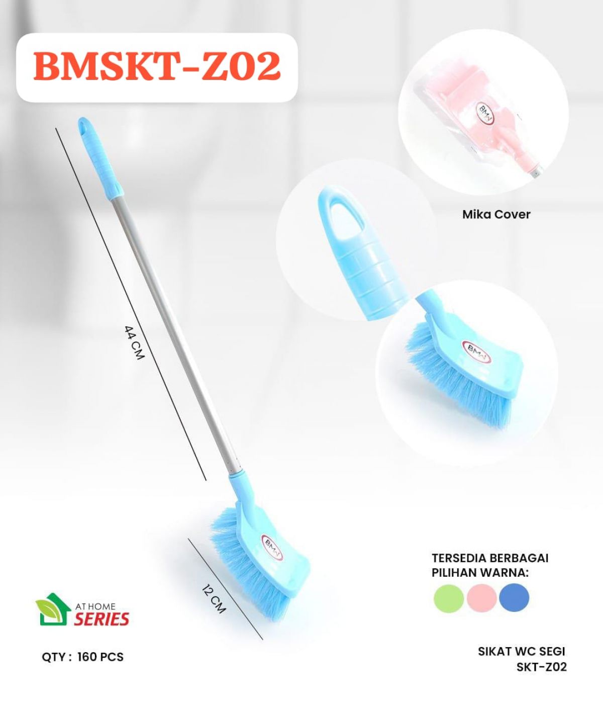 SIKAT WC BULAT COVER MIKA BMSKT-Z02 ISI 160 PCS