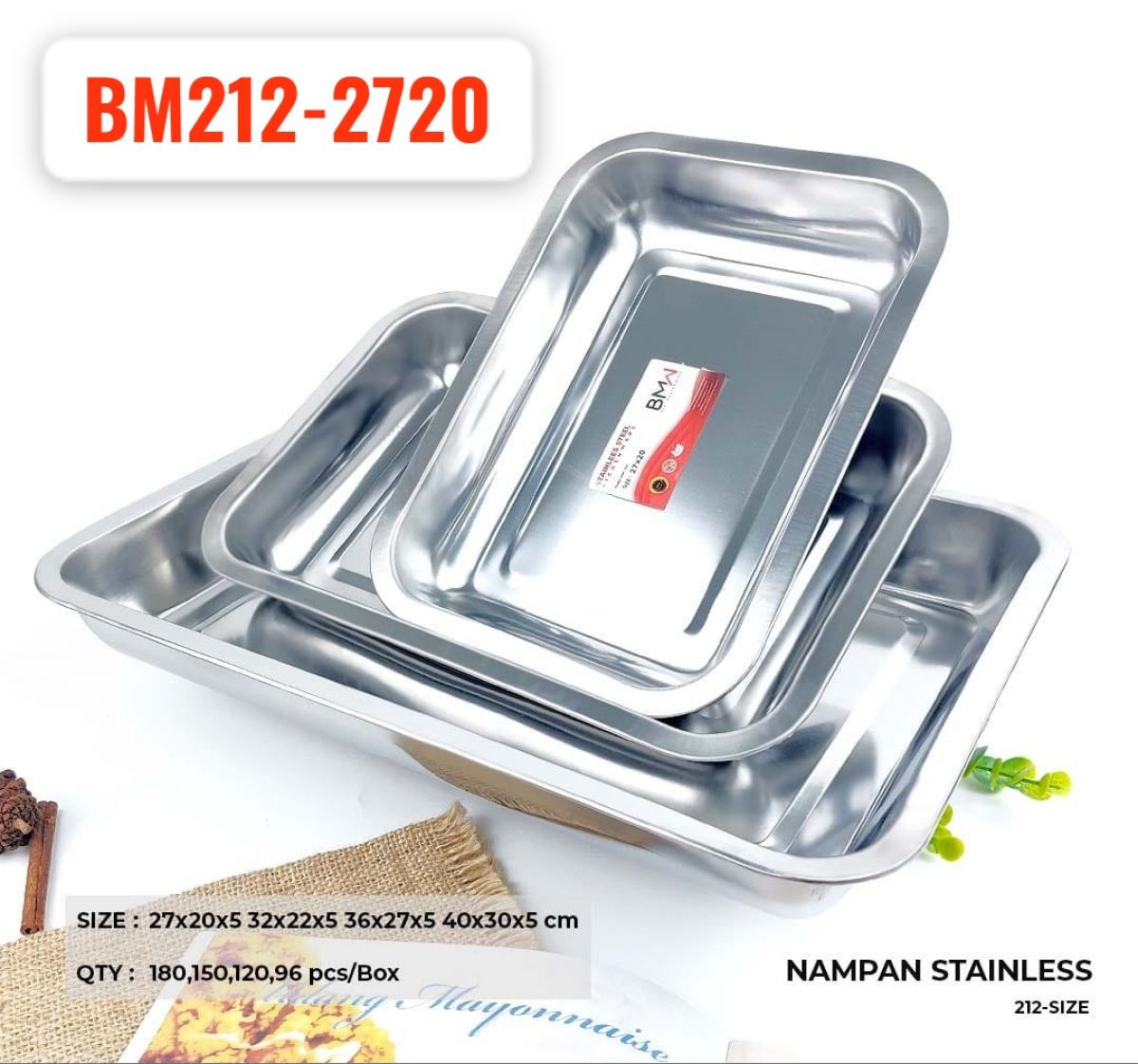NAMPAN STAINLESS 212 27 X 20