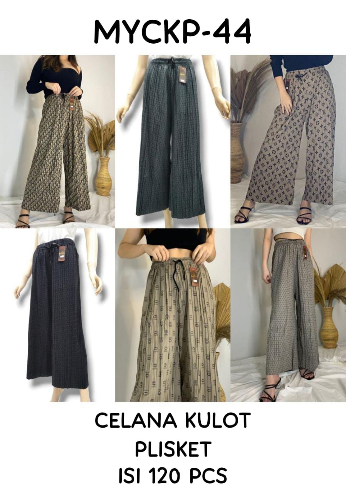 CELANA KULOT PLISKET