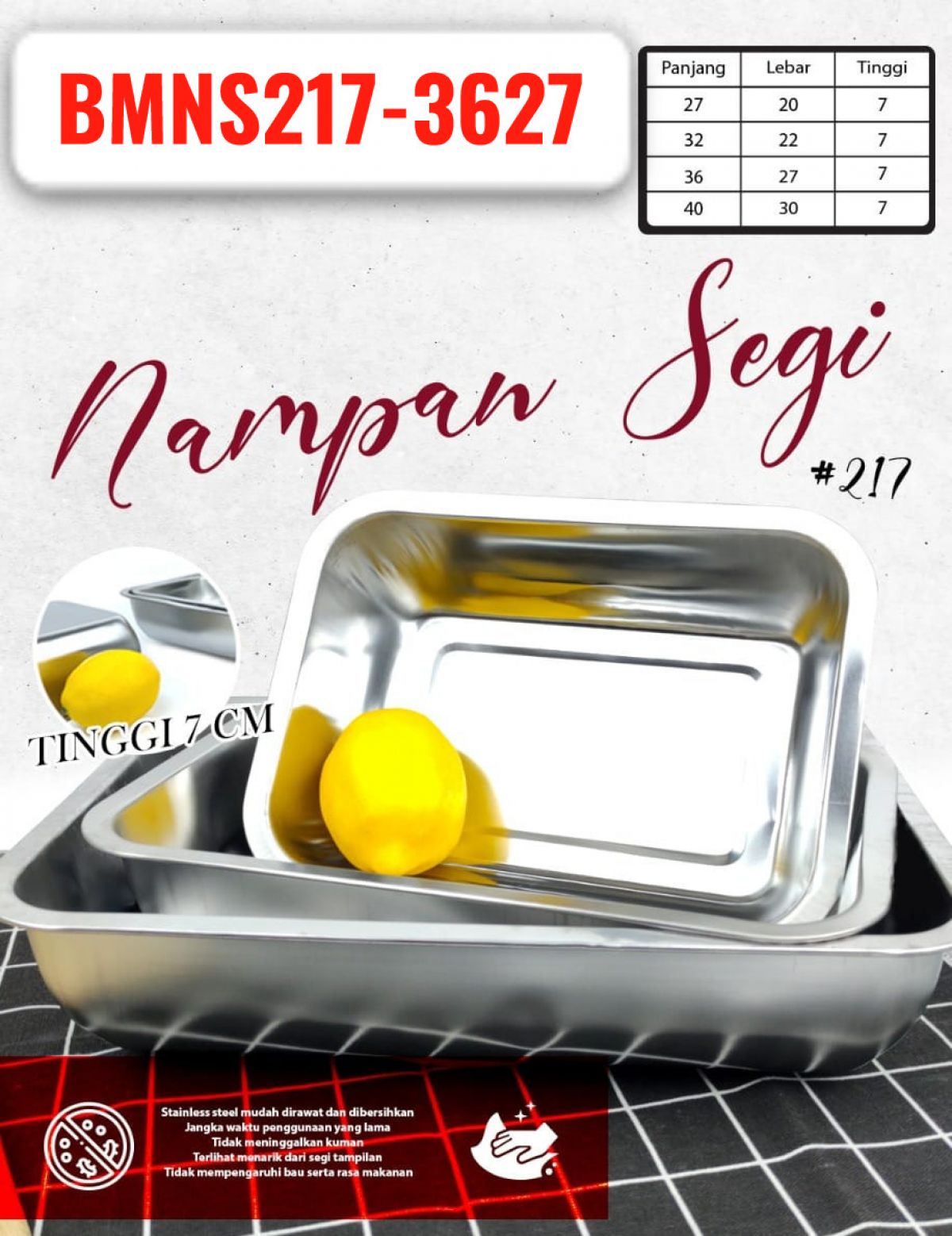 NAMPAN SEGI 217 36 X 27