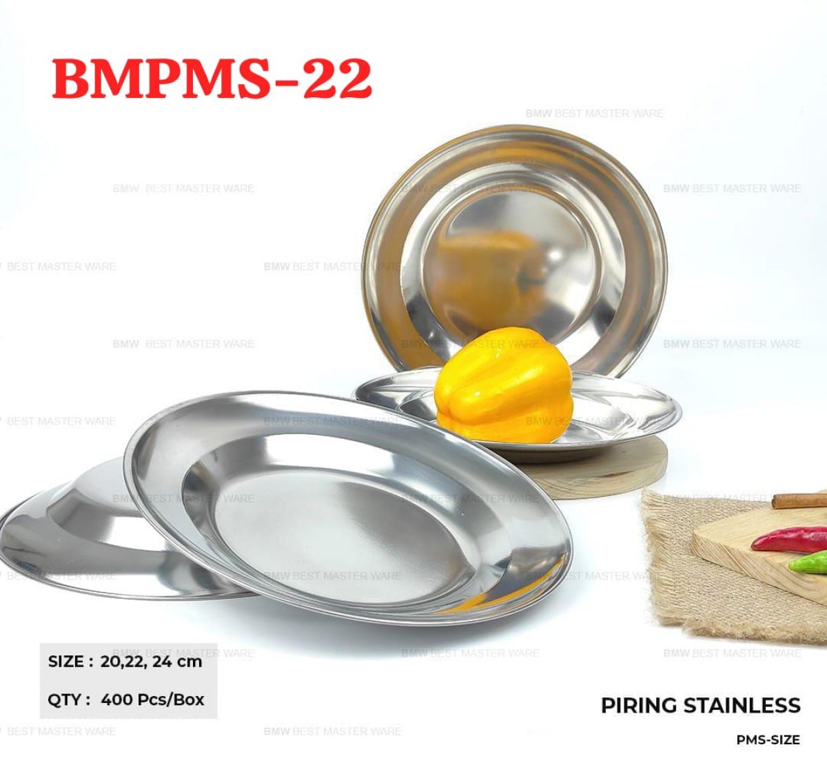 PIRING STAINLESS BMPMS-22 ISI 400 PCS